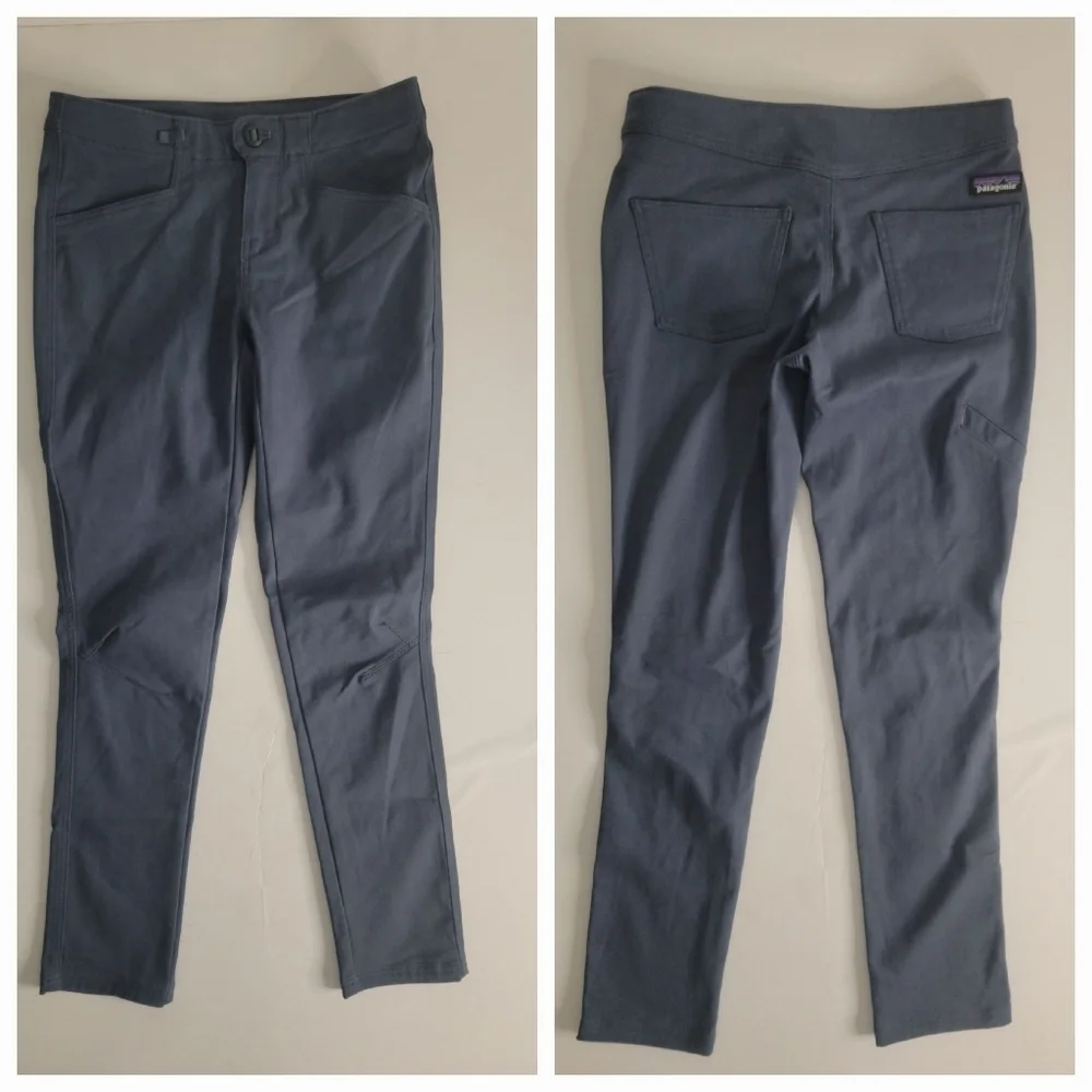 Patagonia Sz 2 Cargo Pants Slim Straight Blue